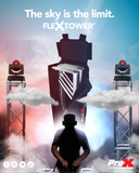 Flex Tower Totem Package - Adjustable 6.56ft or 3.28ft With Soft Carrying Bag