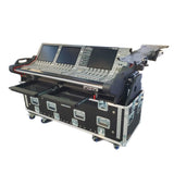 Flip-Ready Easy Detachable Retracting Case With 2U for Yamaha CS-R5 PM5 RIVAGE Console by ZCase Custom Order