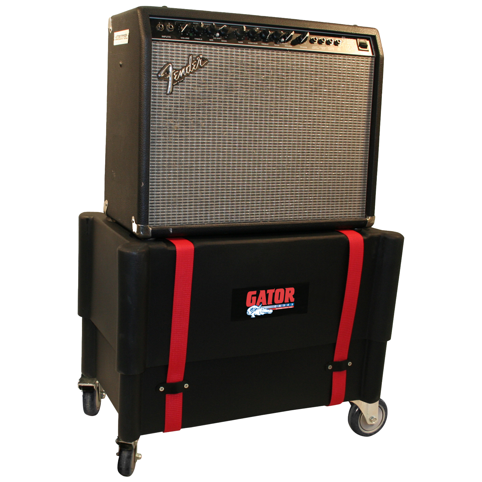 1X12 Combo Amp Transporter / Stand; Molded Plastic