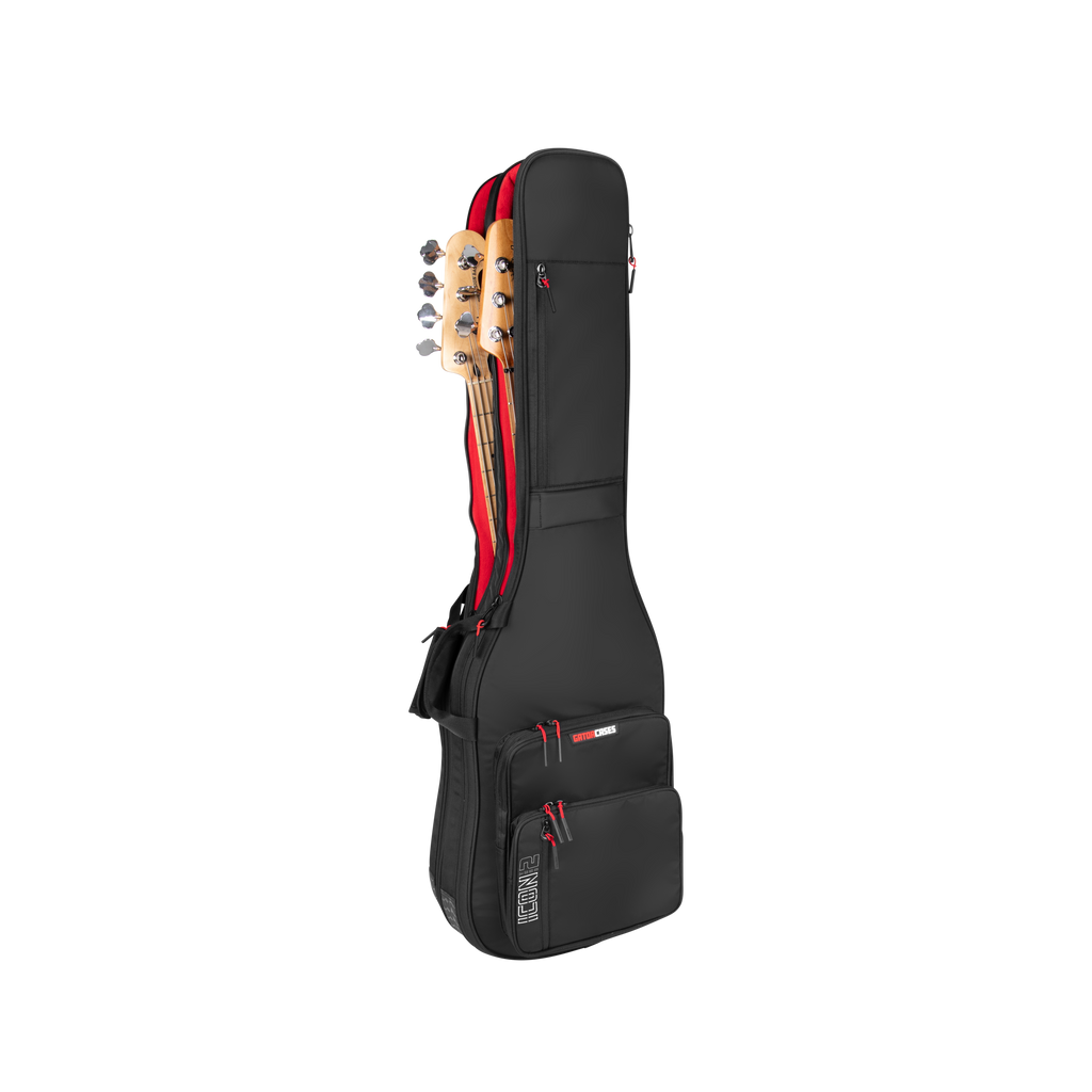 Gator Icon Take Two Series Bag Holds 2 Bass Guitars