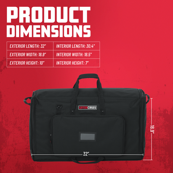 Medium Padded Dual LCD Transport Bag