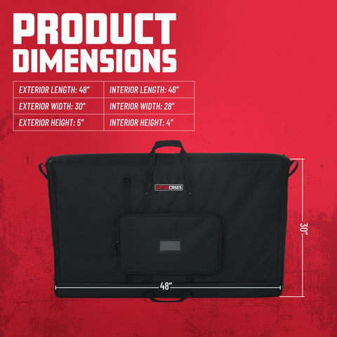 Padded LCD Transport Bag; 50" Screens