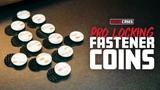 Pro Locking Fastener Coins - 7/8" x 24 Pack