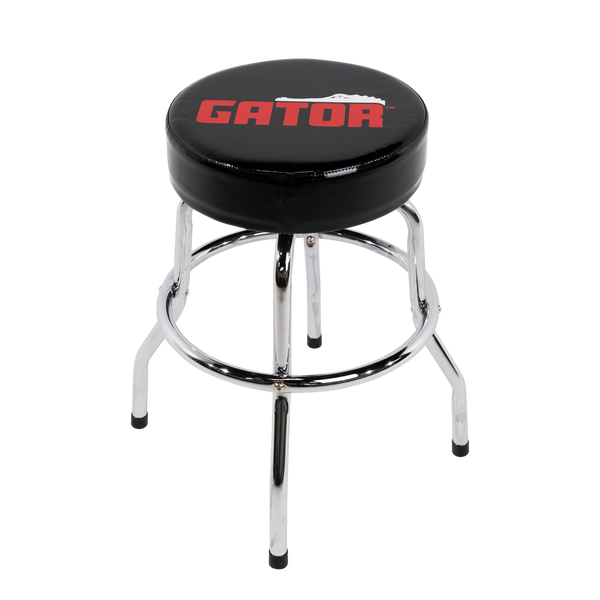 Gator branded 24” padded swivel  player's stool