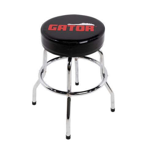 Gator branded 24” padded swivel  player's stool