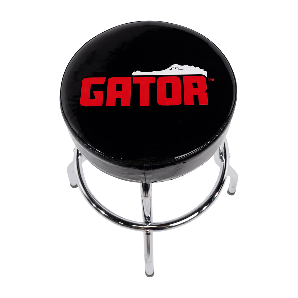 Gator branded 24” padded swivel  player's stool