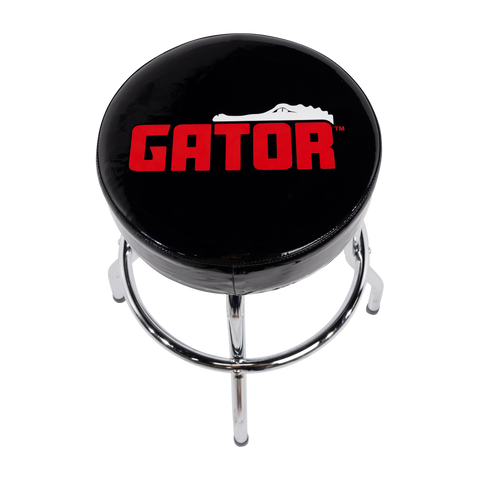 Gator branded 24” padded swivel  player's stool