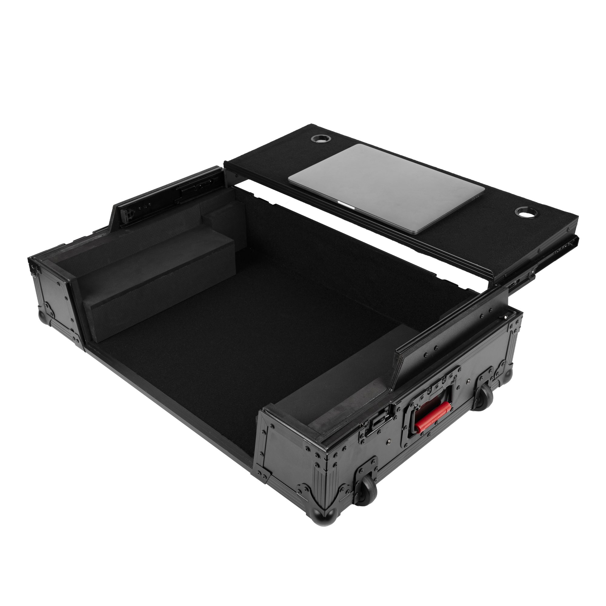 ONYX Flight Case w Platform, LED & 2U for DDJFLX10