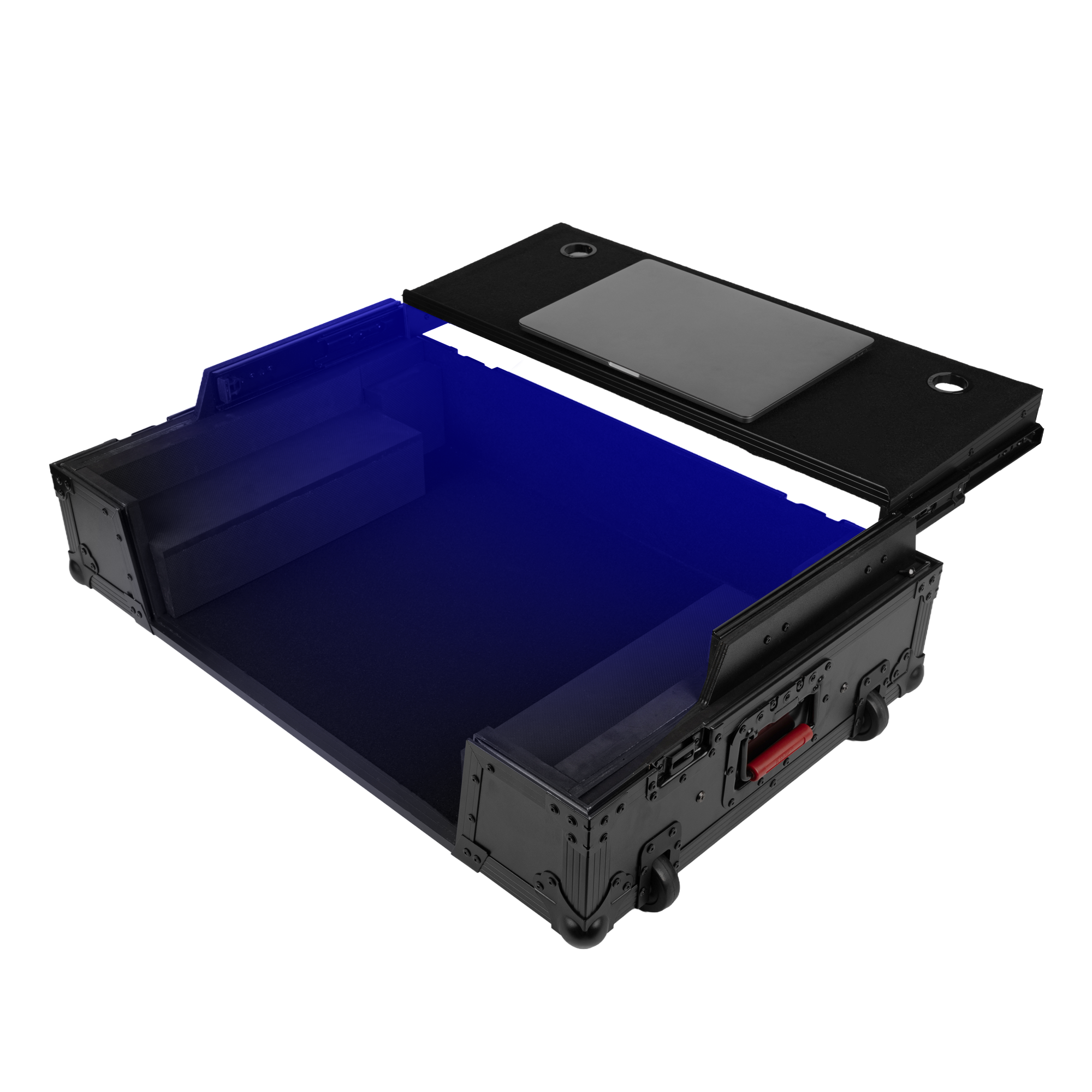 ONYX Flight Case w Platform, LED & 2U for DDJFLX10