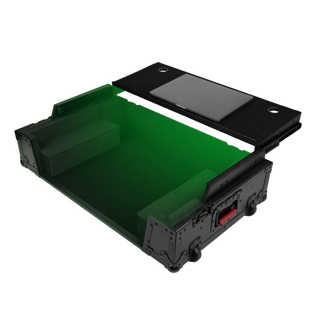 ONYX Flight Case w Platform, LED & 2U for DDJ-REV7