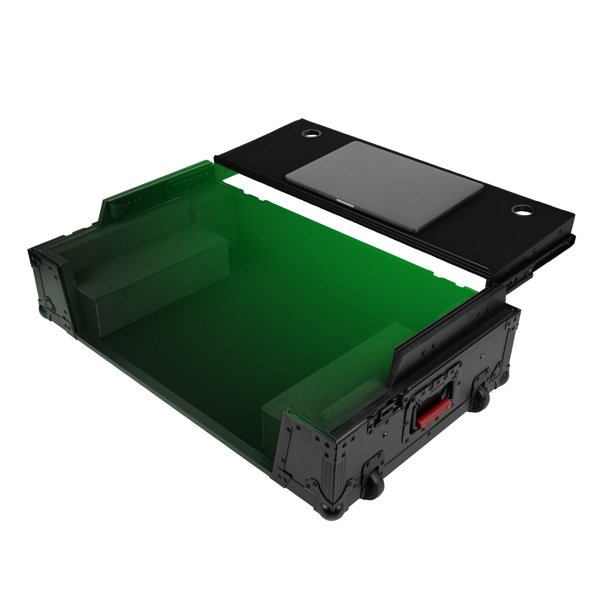 ONYX Flight Case w Platform, LED & 2U for DDJ-REV7