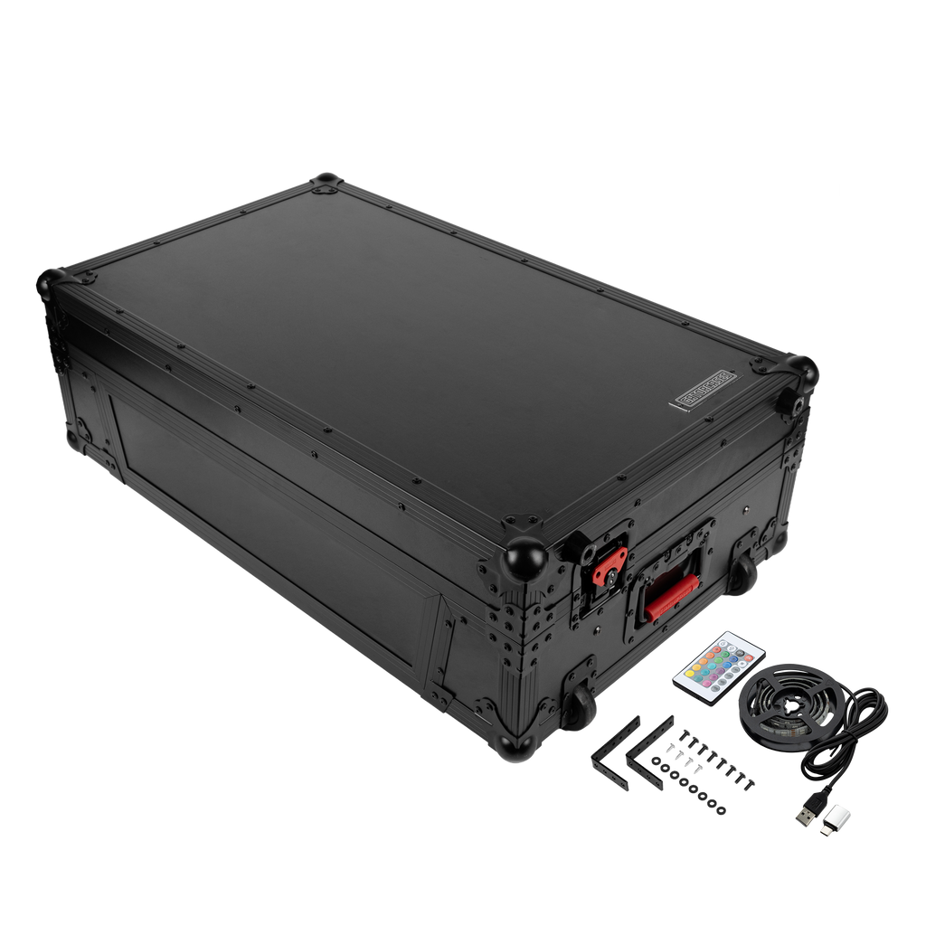 ONYX Flight Case w Platform, LED & 2U for DDJ-REV7