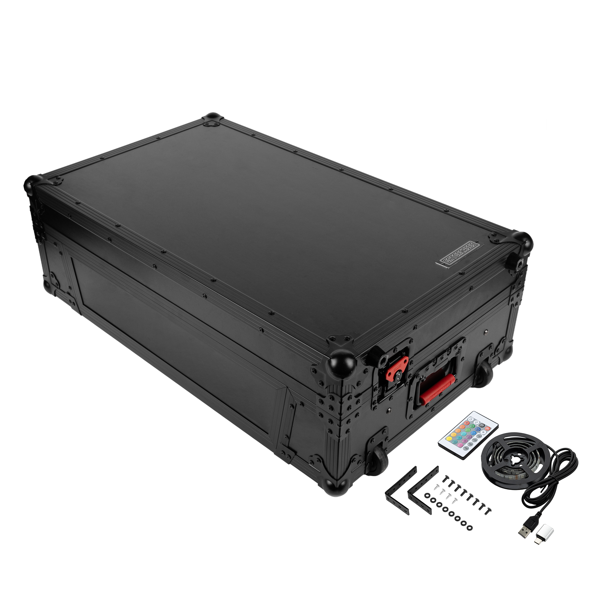 ONYX Flight Case w Platform, LED & 2U for DDJ-REV7