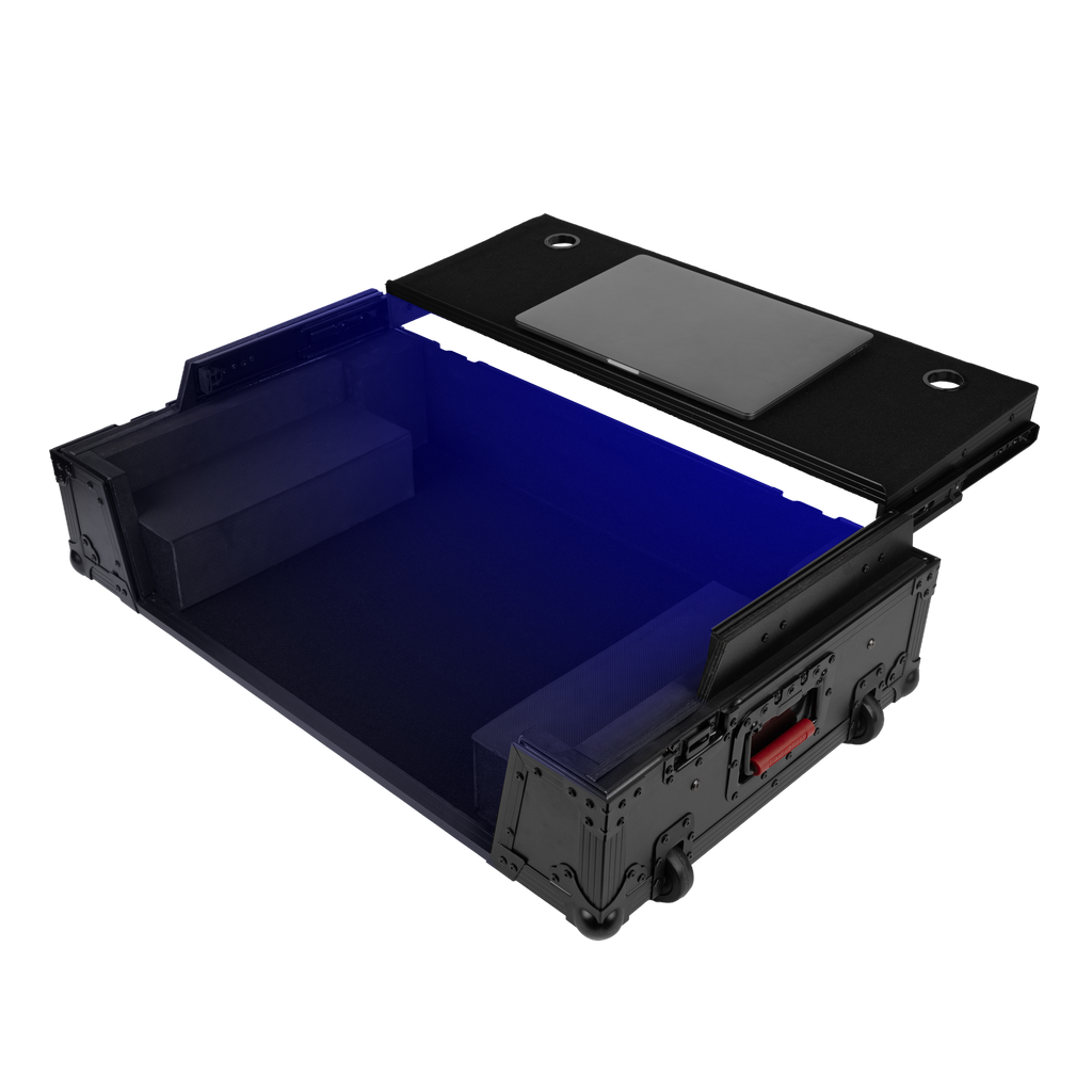 ONYX Flight Case w Platform, LED & 2U for DDJ-REV7