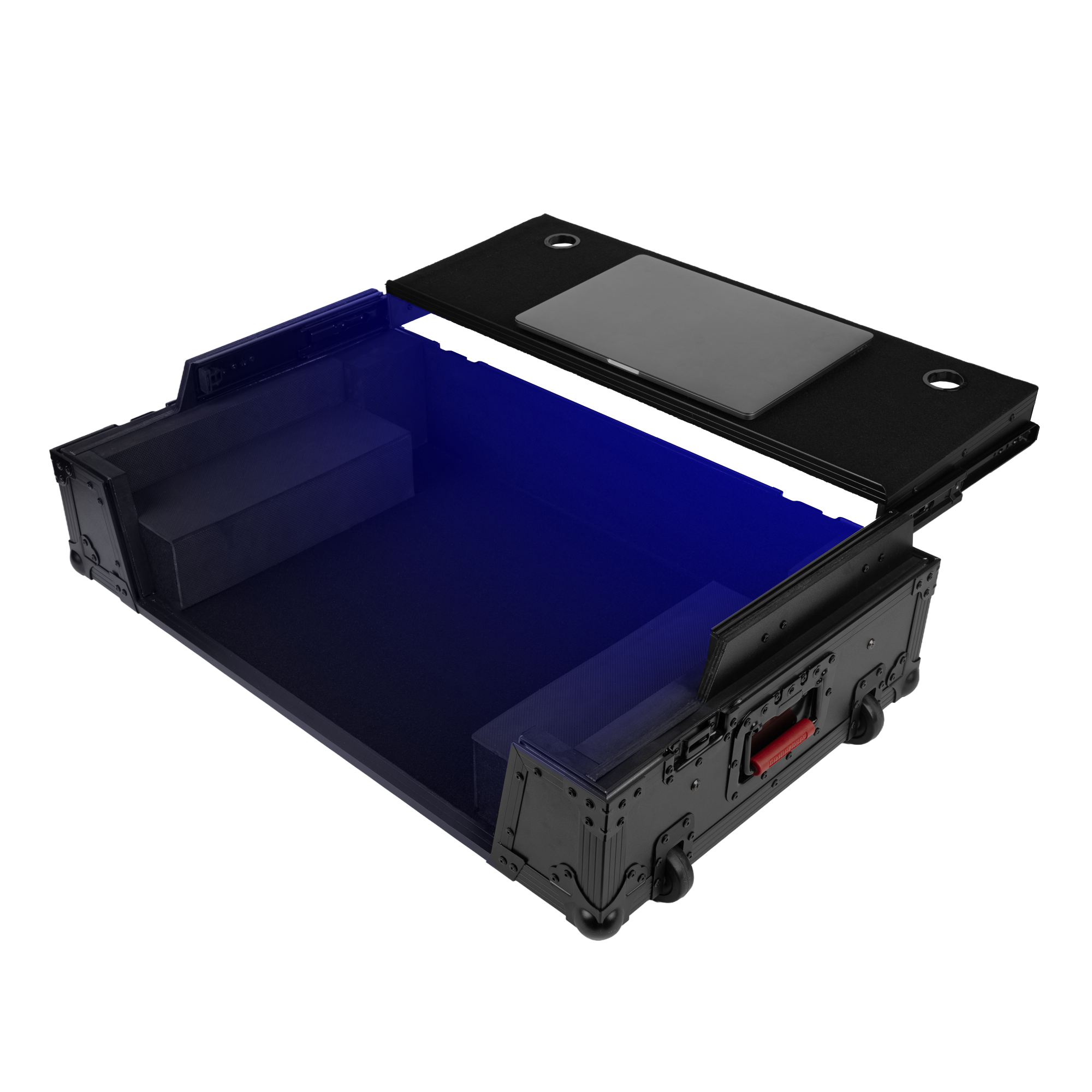 ONYX Flight Case w Platform, LED & 2U for DDJ-REV7