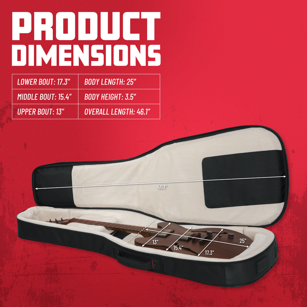 Pro-Go series Gig Bag for 335/Flying V Guitar