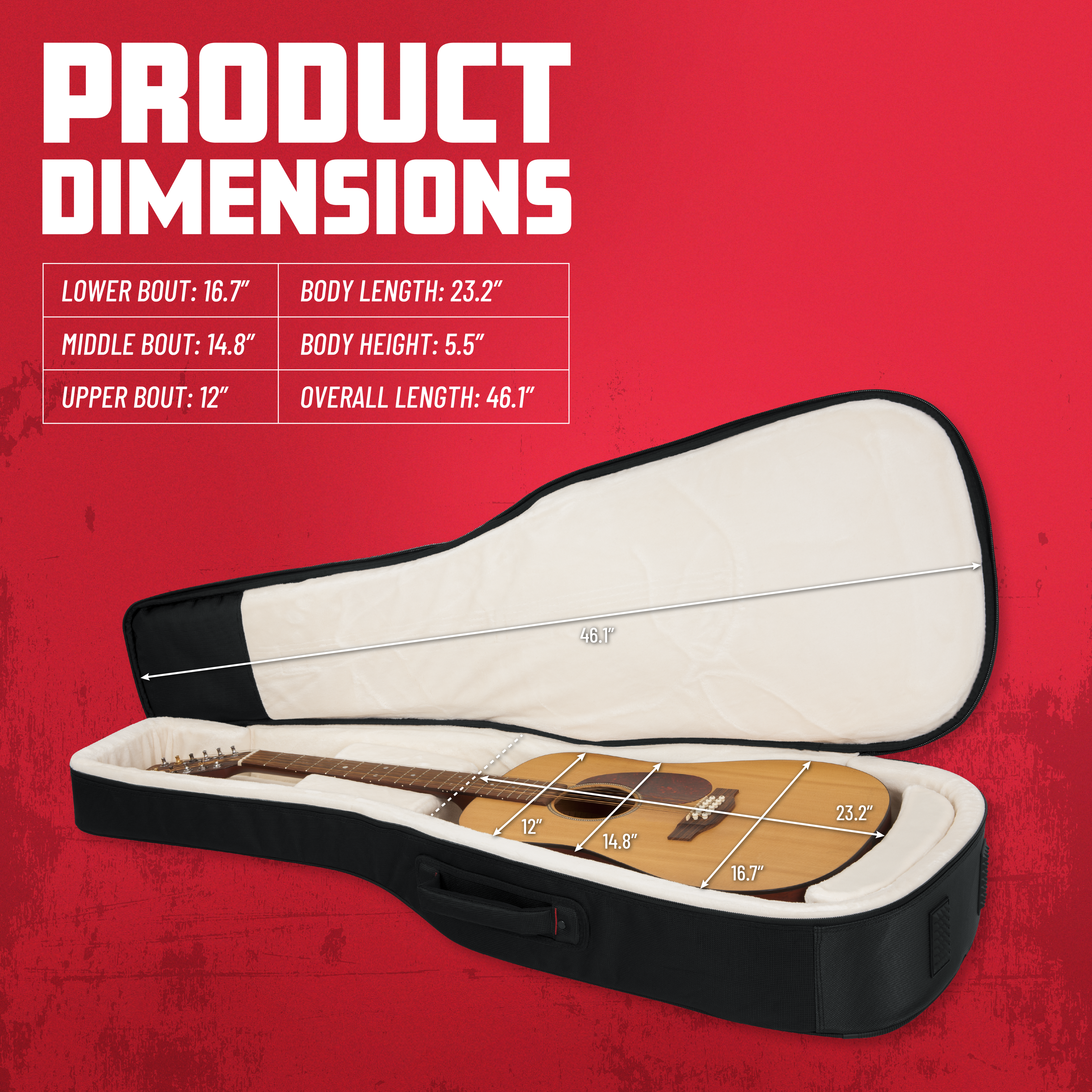 ProGo series Ultimate Gig Bag for Acoustic