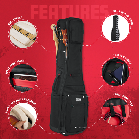 ProGo series Ultimate Gig Bag for 2 Basses