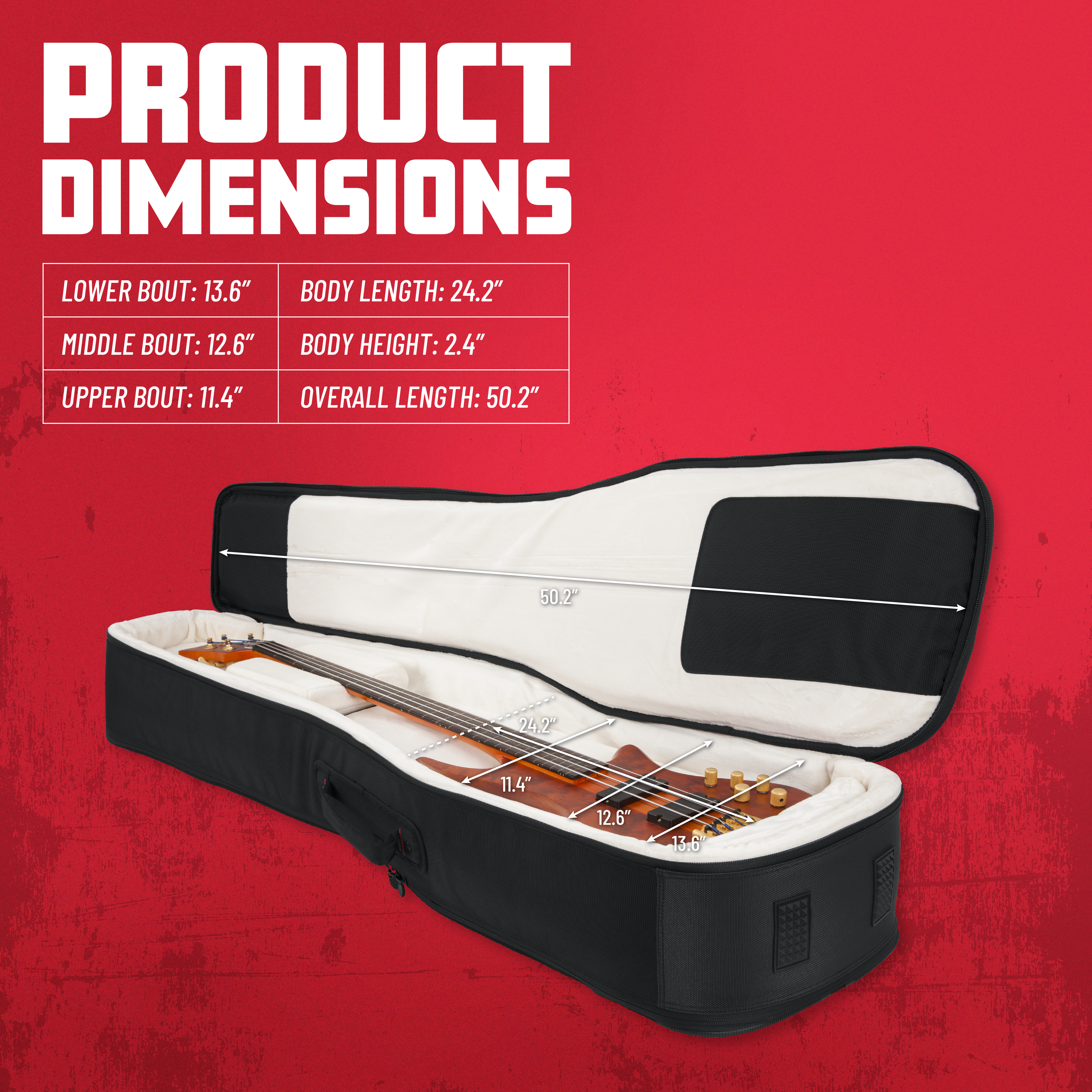 ProGo series Ultimate Gig Bag for 2 Basses