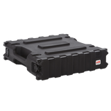 2U, 19" Deep Molded Audio Rack