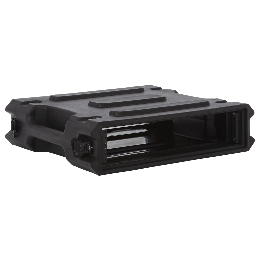 2U, 19" Deep Molded Audio Rack