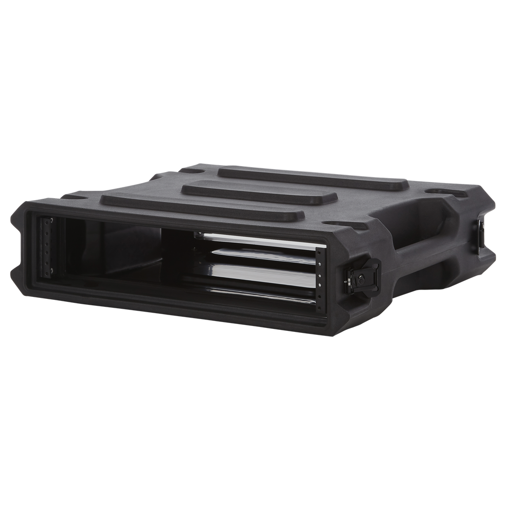 2U, 19" Deep Molded Audio Rack