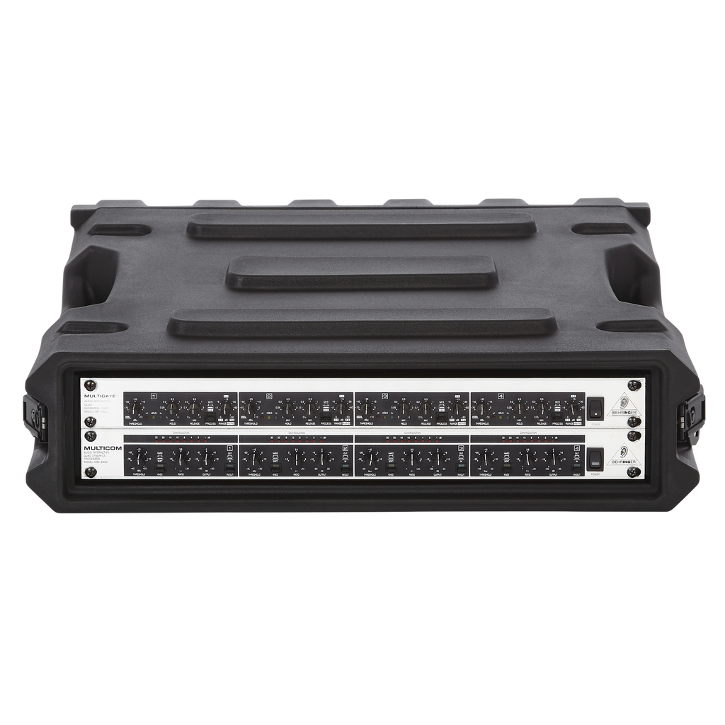 2U, 19" Deep Molded Audio Rack