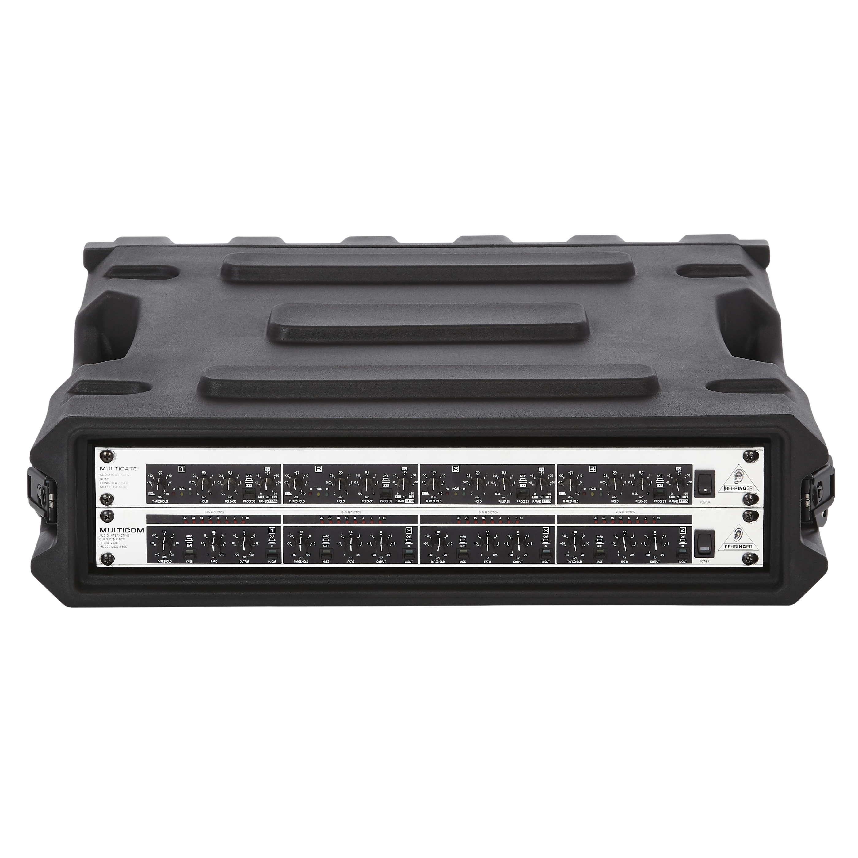 2U, 19" Deep Molded Audio Rack