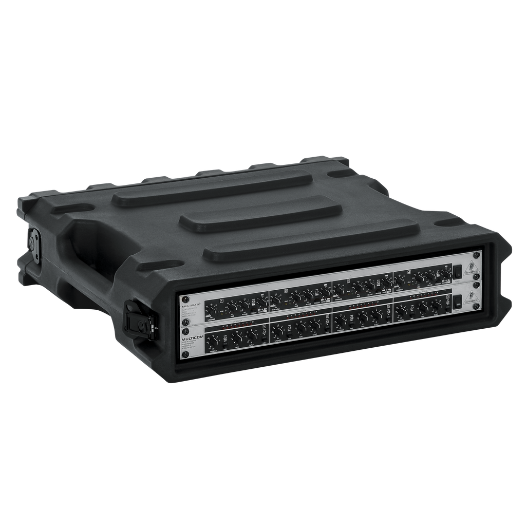 2U, 19" Deep Molded Audio Rack
