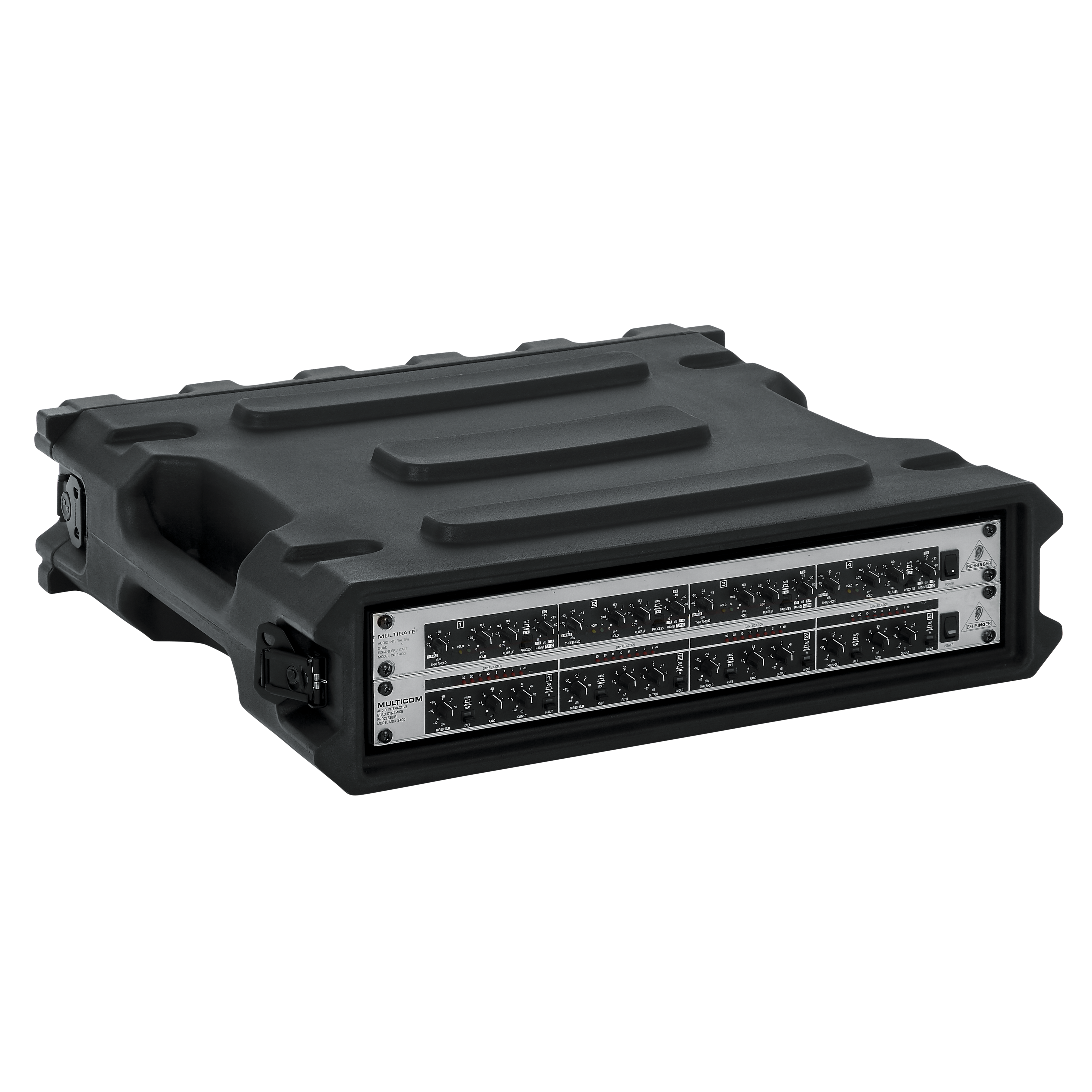 2U, 19" Deep Molded Audio Rack