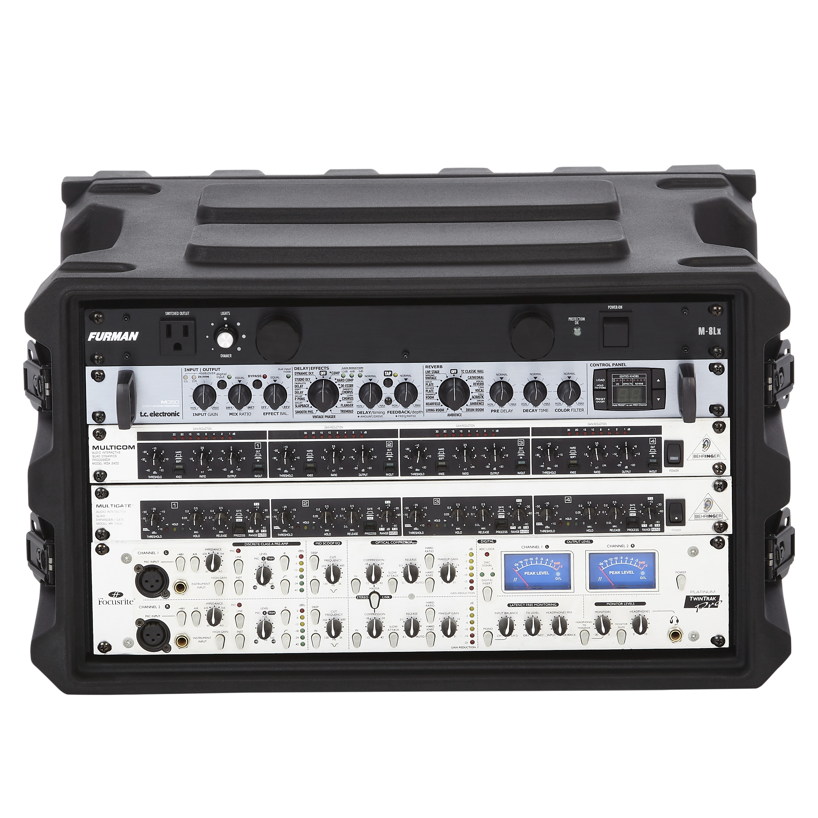 6U, 13" Deep Molded Audio Rack