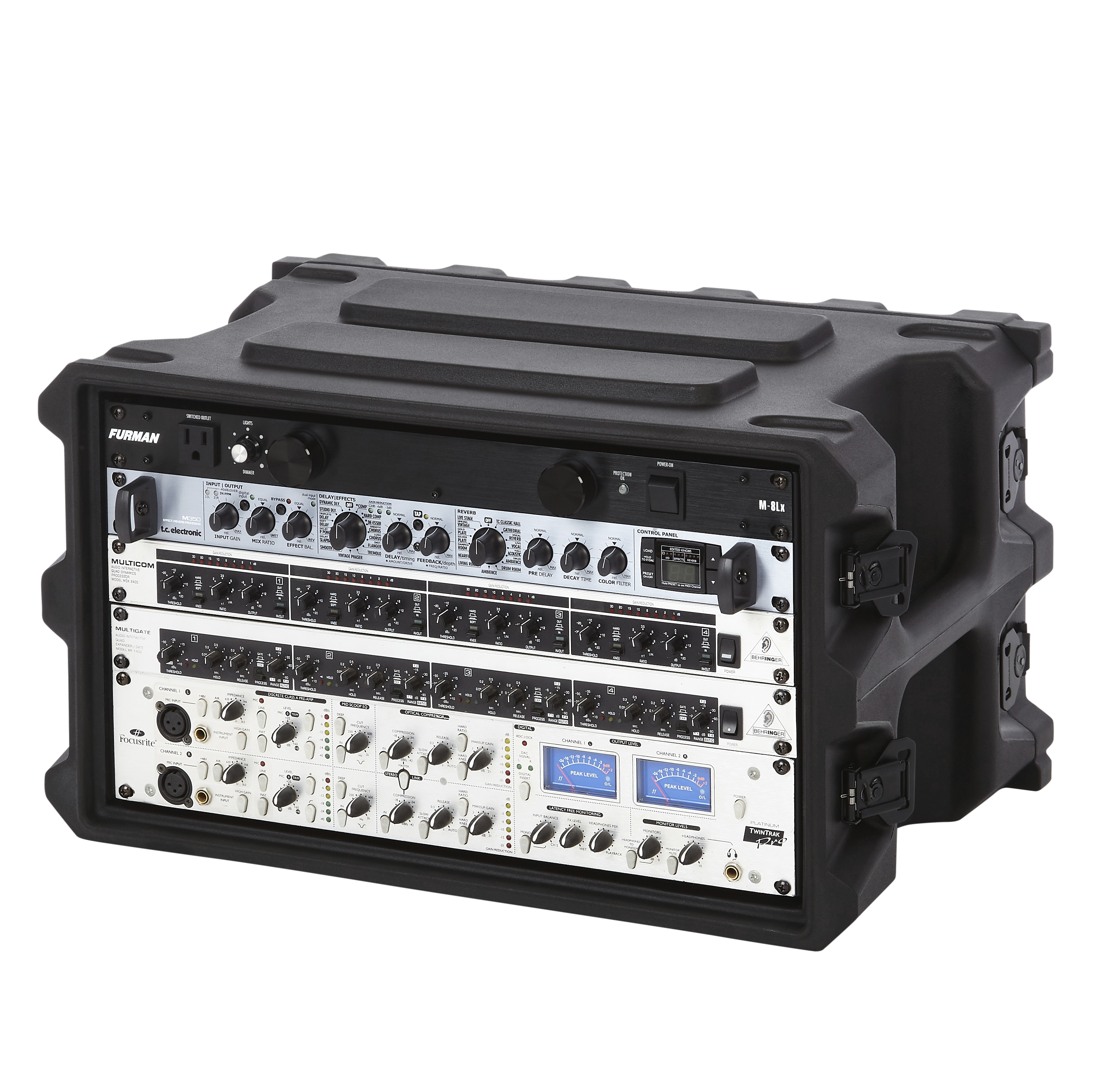 6U, 13" Deep Molded Audio Rack