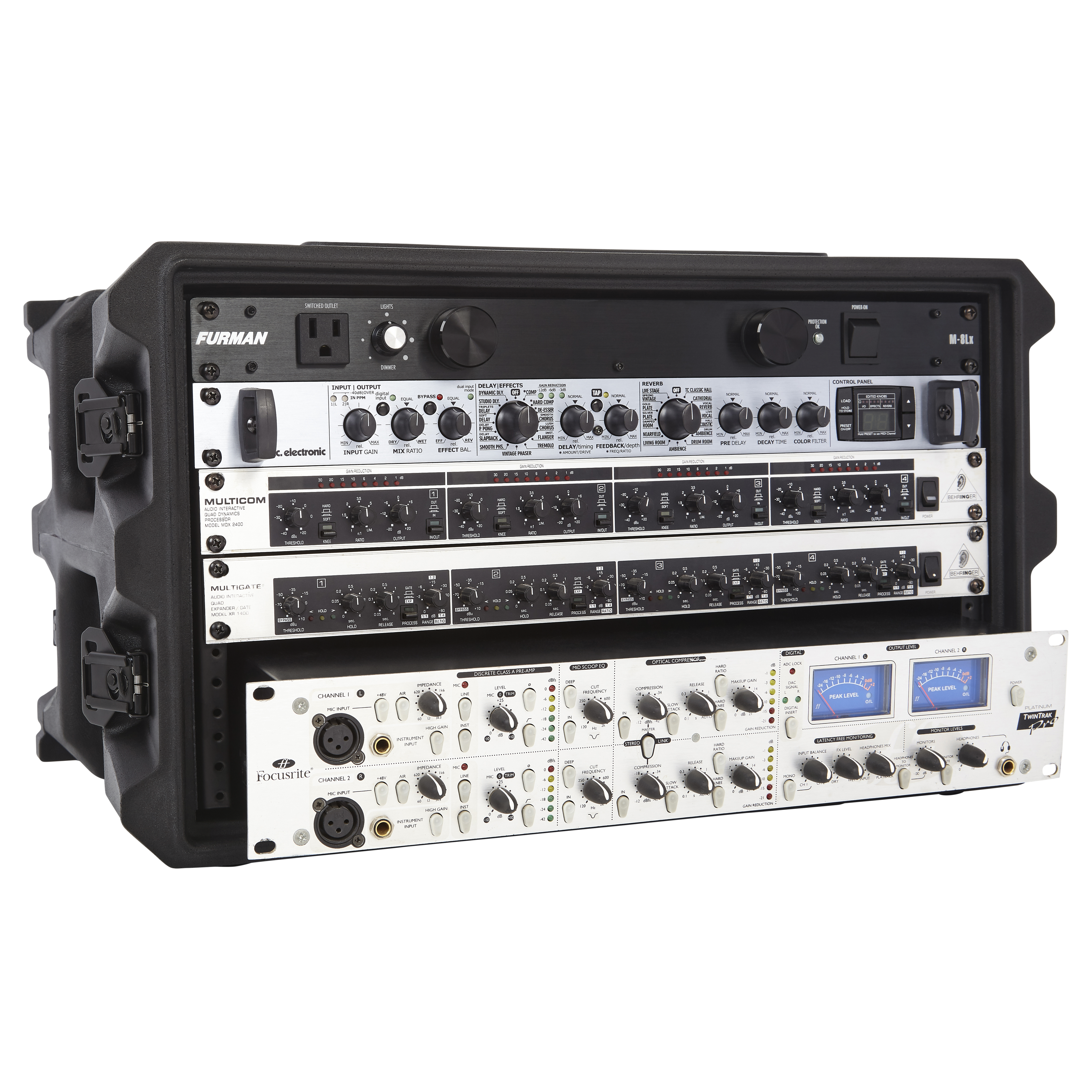 6U, 13" Deep Molded Audio Rack