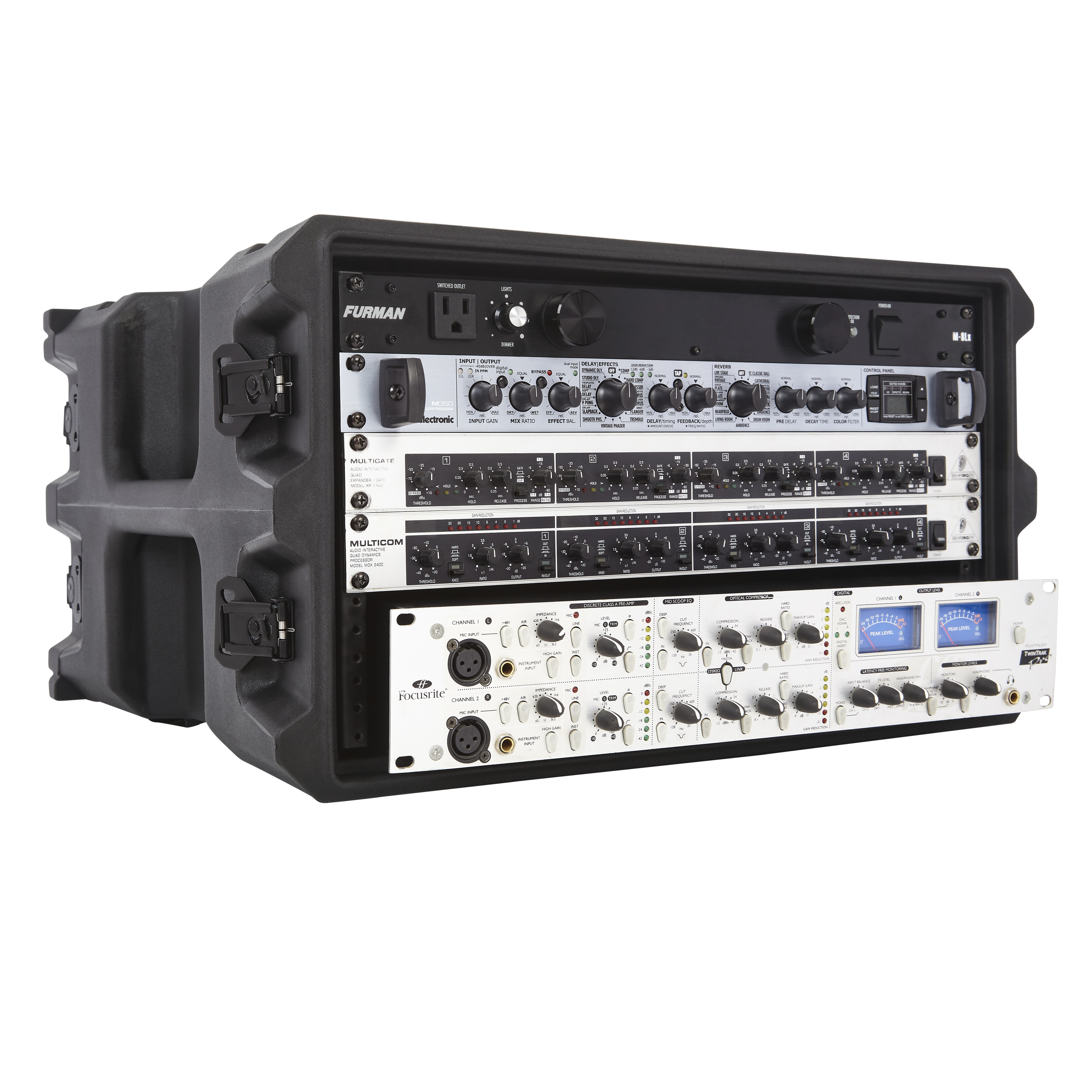 6U, 19" Deep Molded Audio Rack