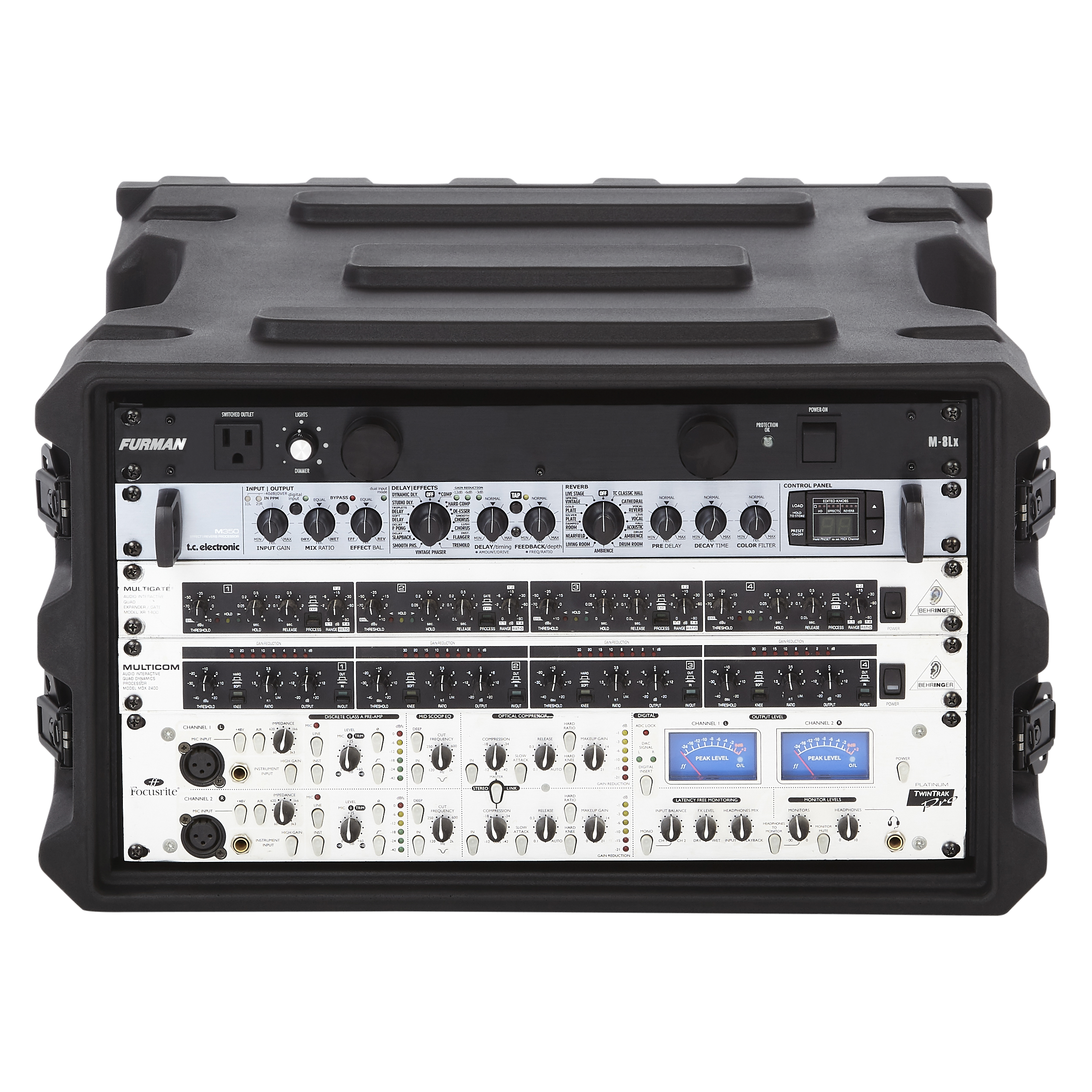 6U, 19" Deep Molded Audio Rack