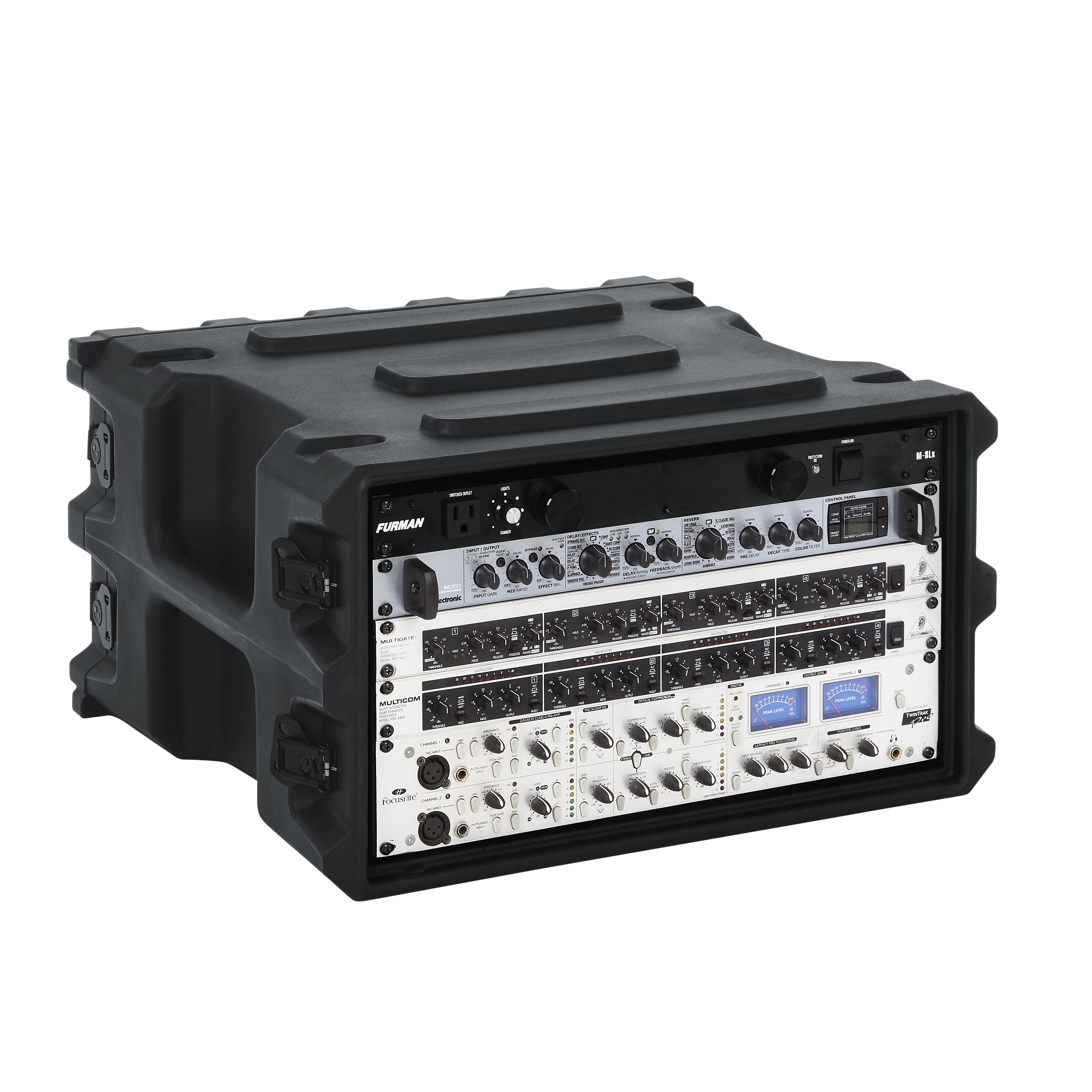 6U, 19" Deep Molded Audio Rack