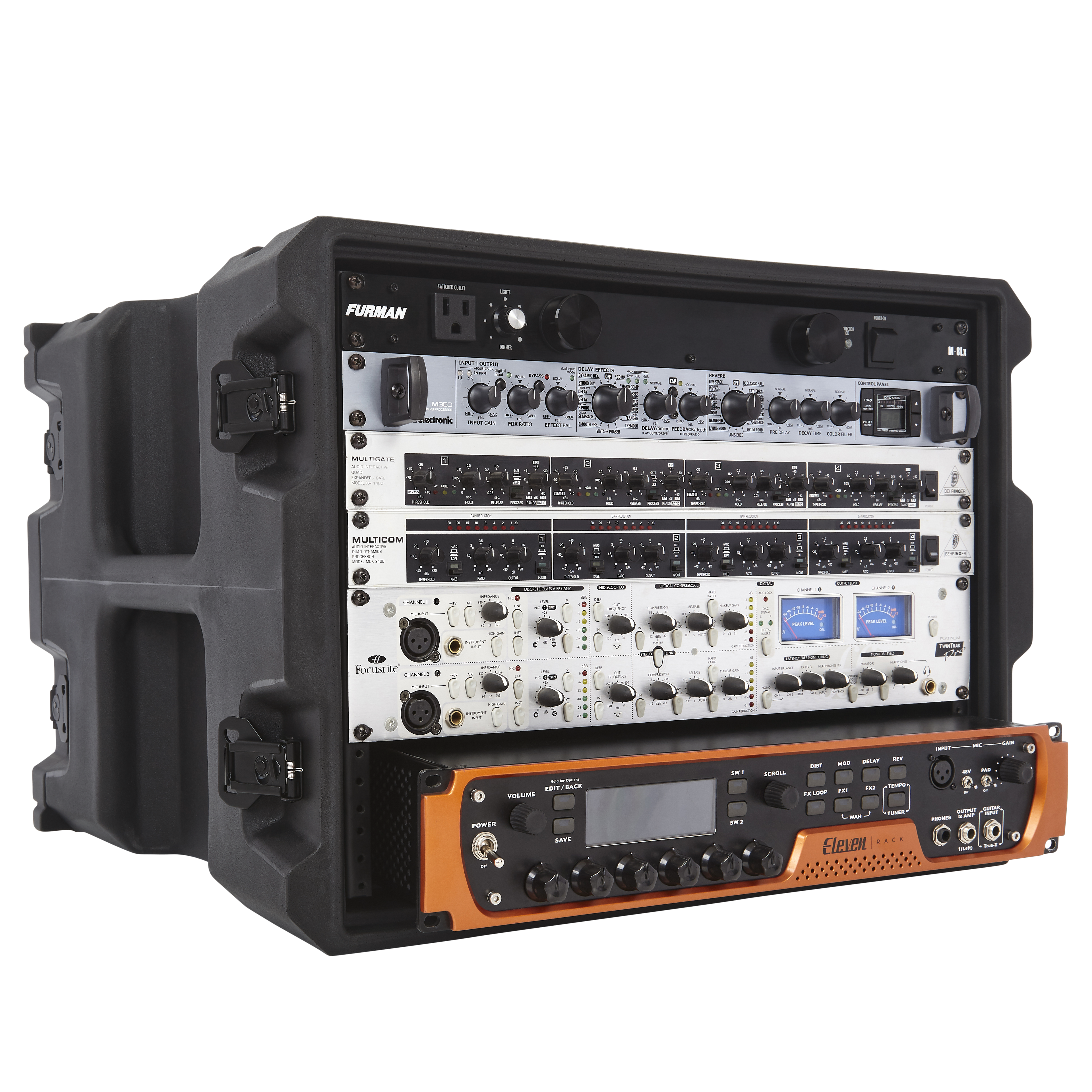 8U, 19" Deep Molded Audio Rack
