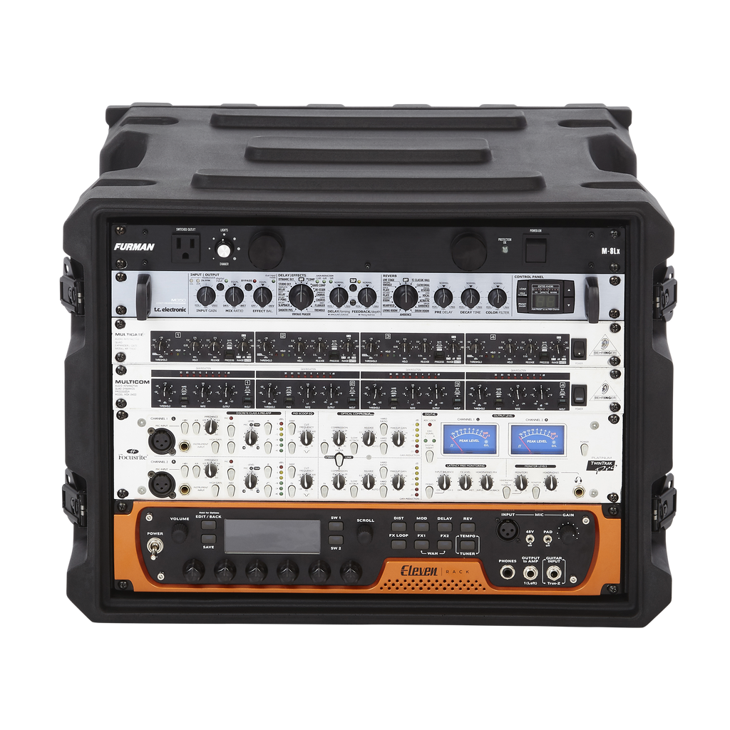 8U, 19" Deep Molded Audio Rack