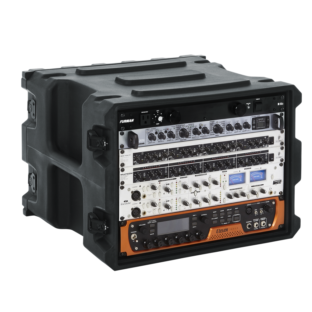 8U, 19" Deep Molded Audio Rack