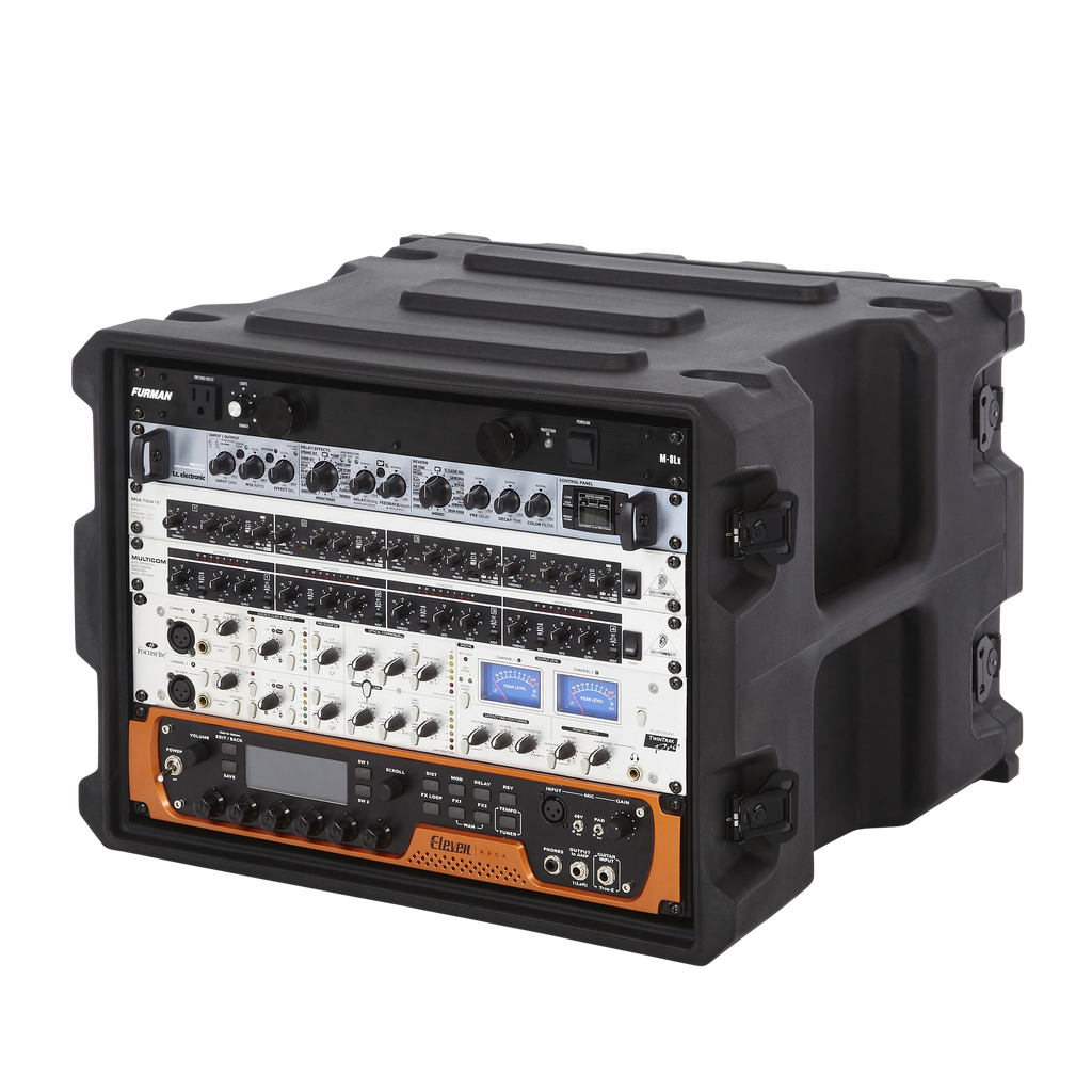 8U, 19" Deep Molded Audio Rack