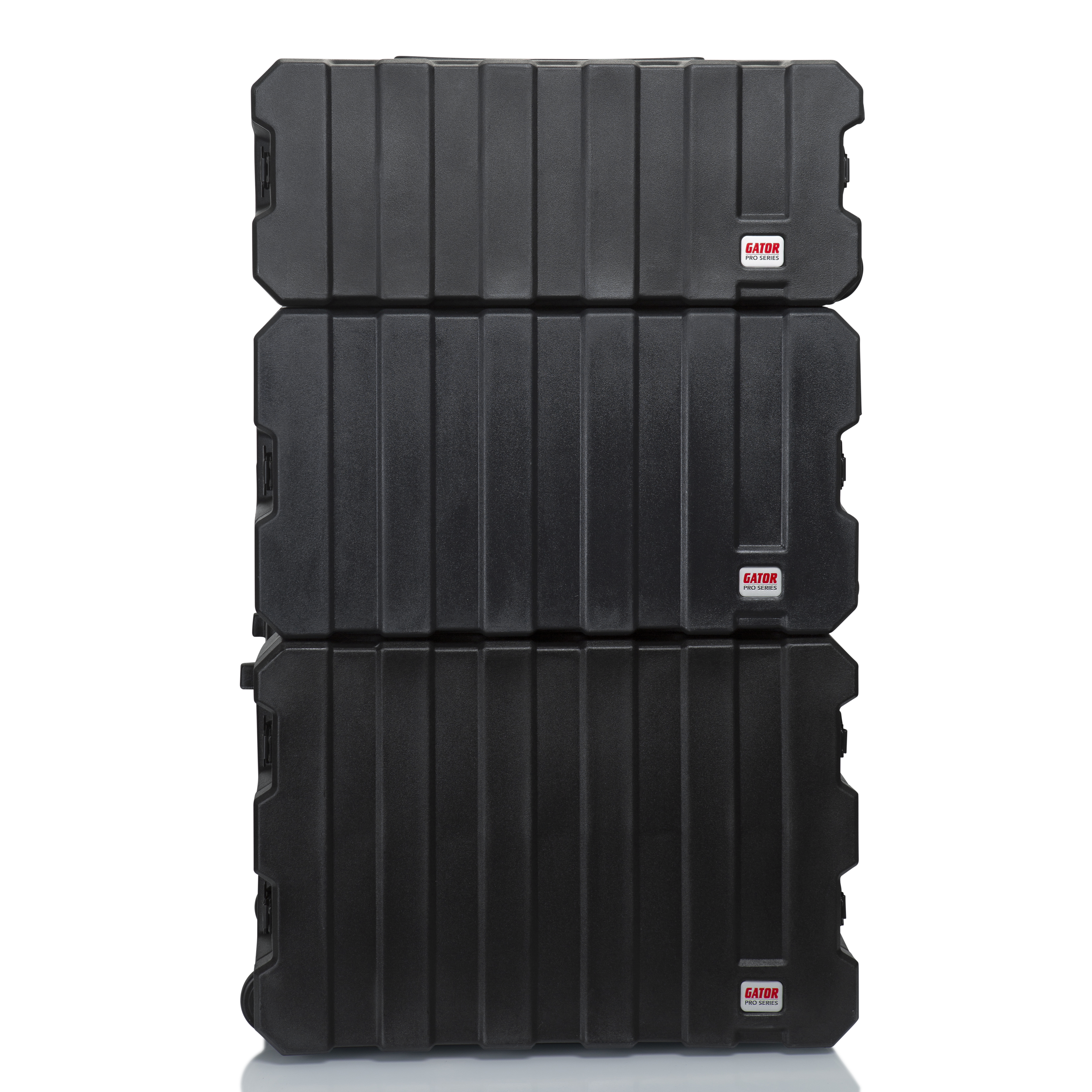 6U, 19" Deep Molded Audio Rack; w/ wheels