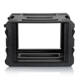 8U, 19" Deep Molded Audio Rack; w/ wheels