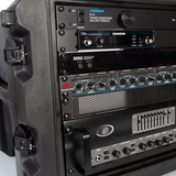 8U, 19" Deep Molded Audio Rack; w/ wheels
