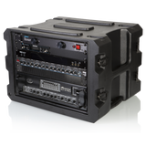 8U, 19" Deep Molded Audio Rack; w/ wheels