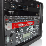 8U, 19" Deep Molded Audio Rack; w/ wheels