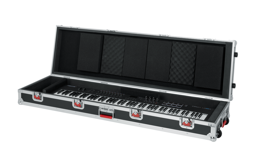 Slim 88 Note Road Case w/ wheels