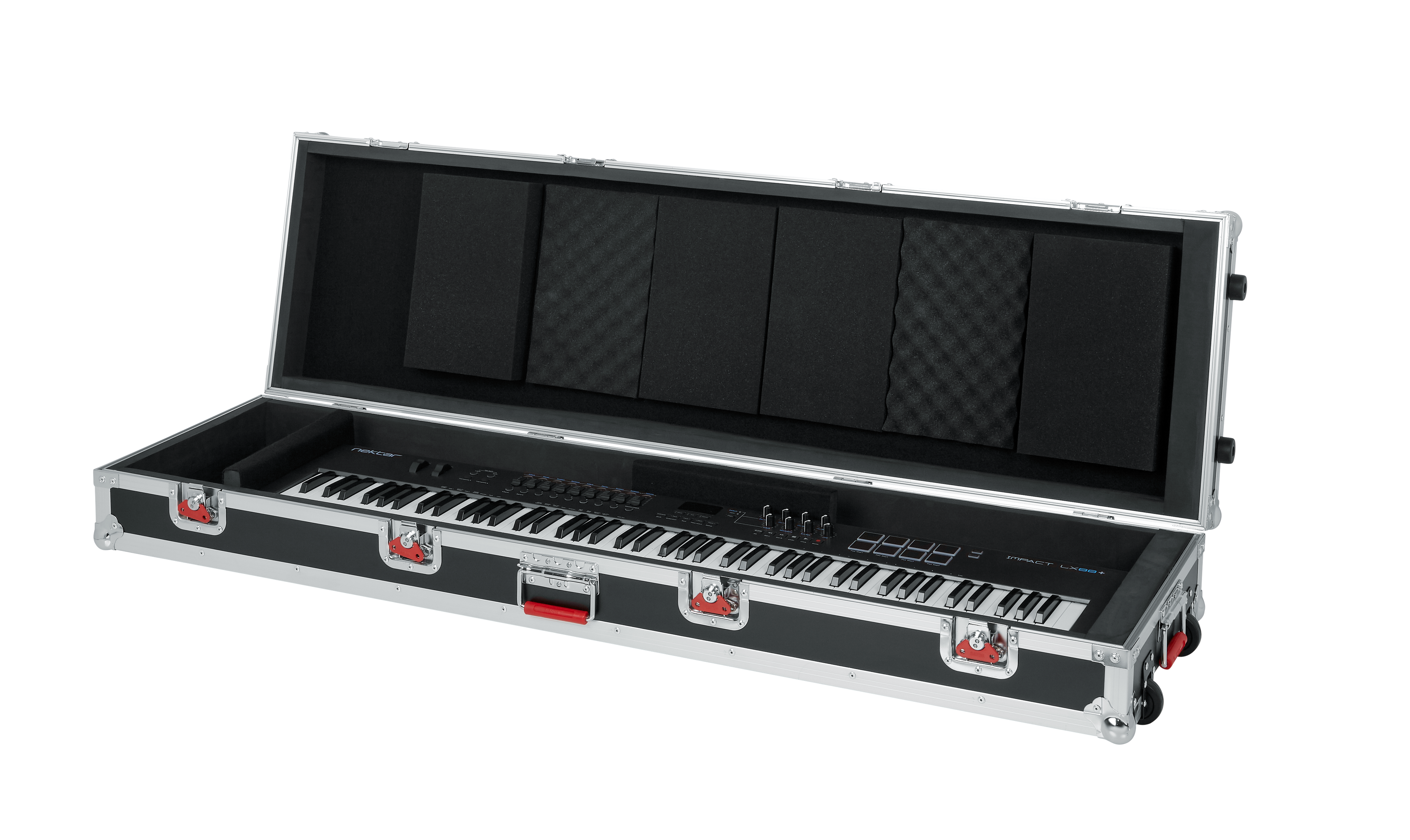 Slim 88 Note Road Case w/ wheels