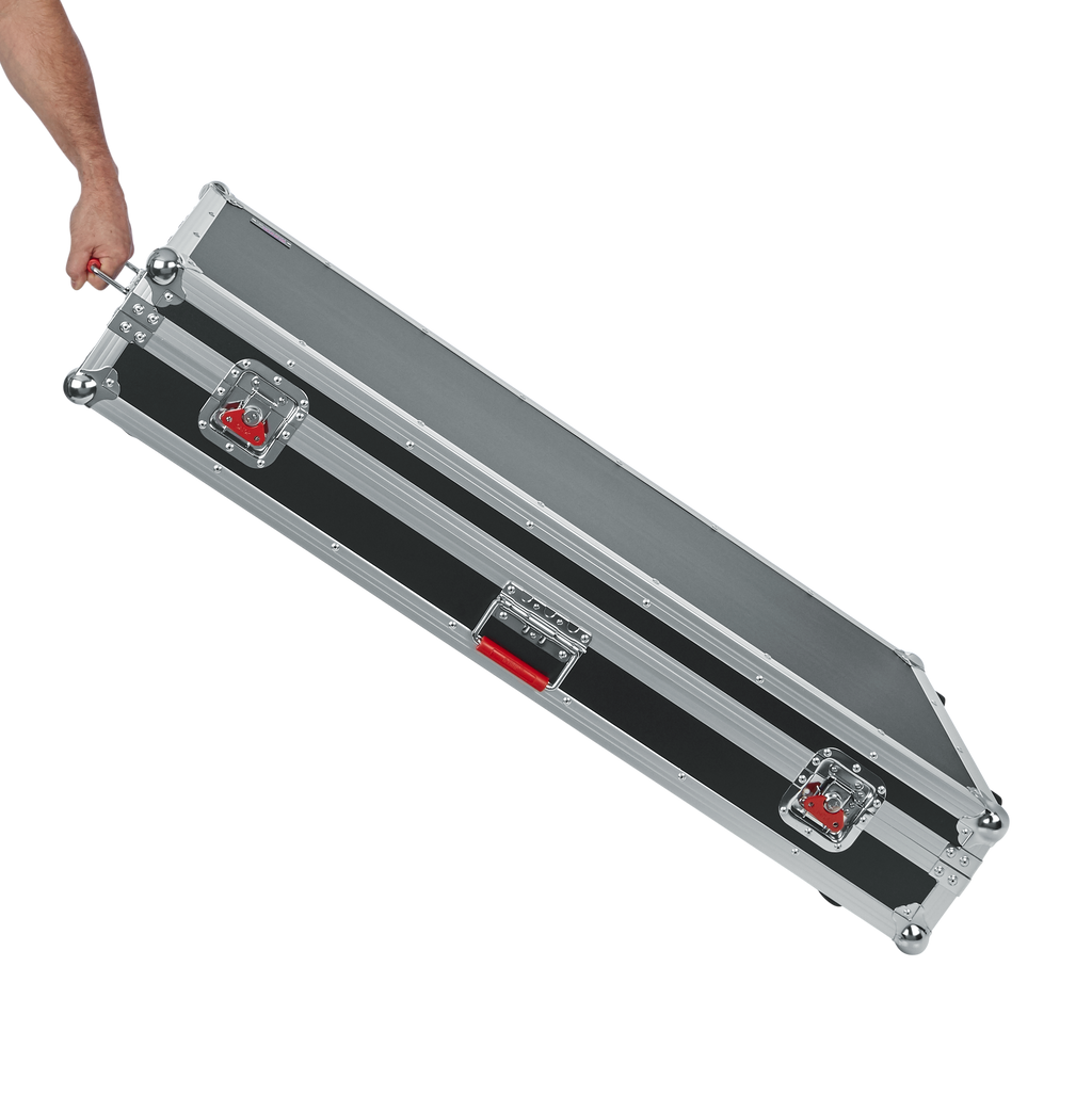 Slim 88 Note Road Case w/ wheels