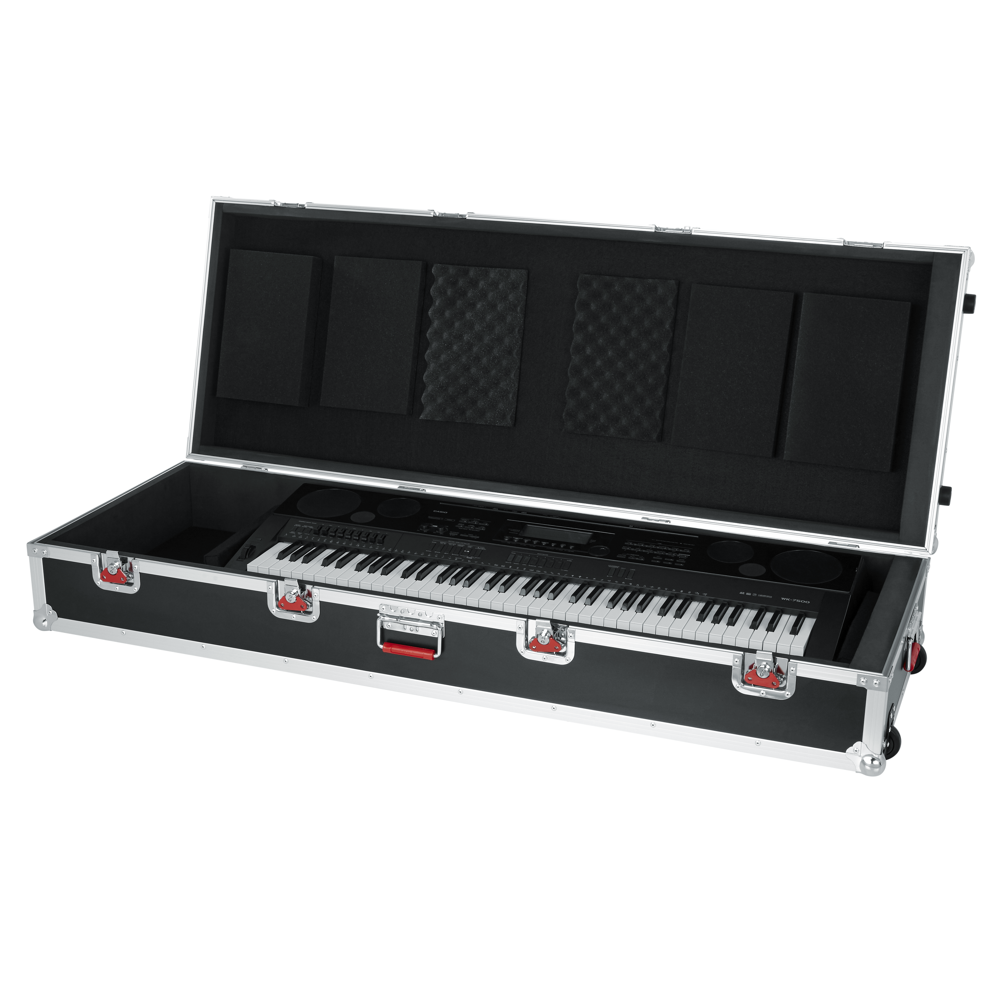 Extra Large 88 Note Road Case w/ wheels