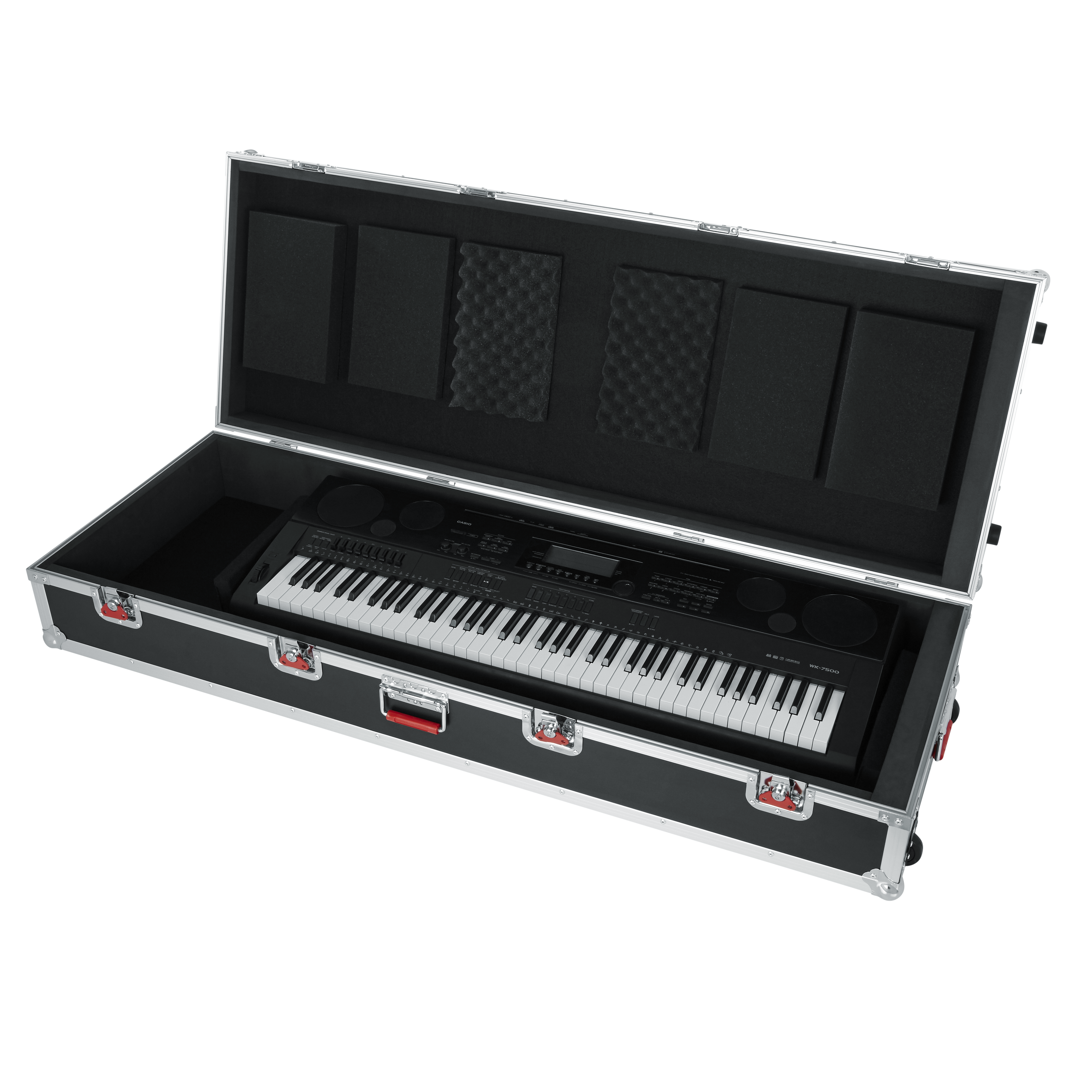 Extra Large 88 Note Road Case w/ wheels